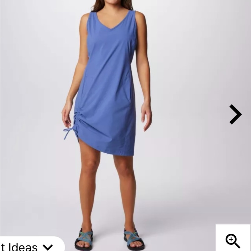 Columbia Anytime Casual III Dress, size XS. **COLOR TEAL BLUE**